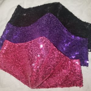 Sequin face masks
